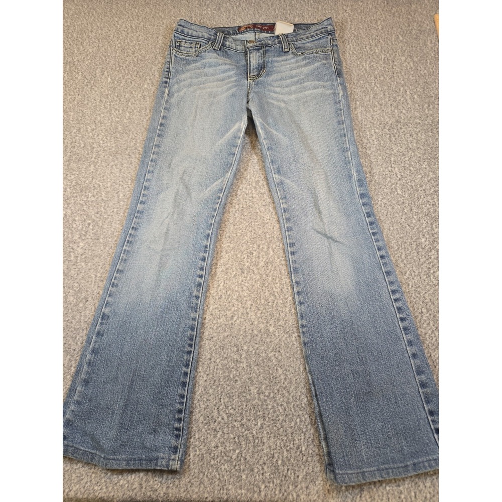 KanCan Jeans Womens 7 / 27 Light Wash Denim [Flare / Bootcut] Blue Pants Vintage